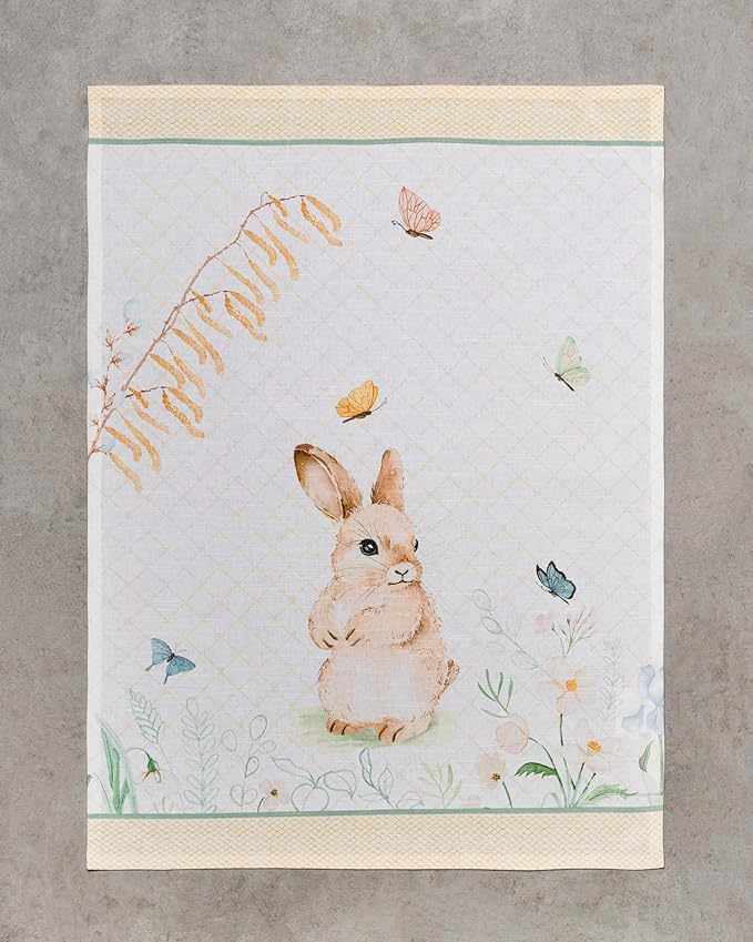 Maison d'Hermine Dishcloths 100% Cotton Multi-Purpose Easter Dew Set of 3 Spring Summer