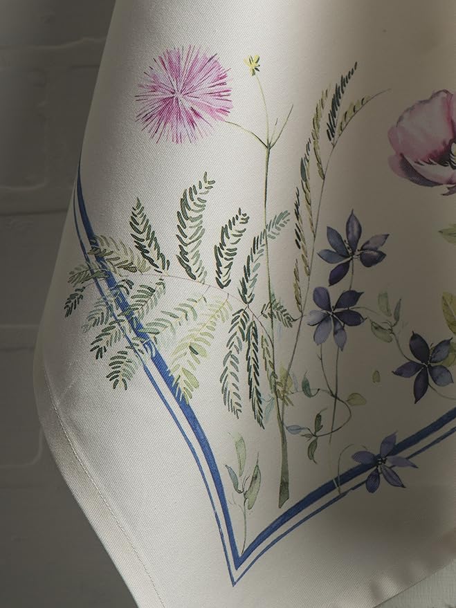 Maison d'Hermine Dish Towels 100% Cotton Absorbent Faience Set of 3 Spring Summer