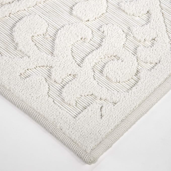 My Texas House Bluebonnets Area Rug 3.11x5.5 Indoor Outdoor, Natural
