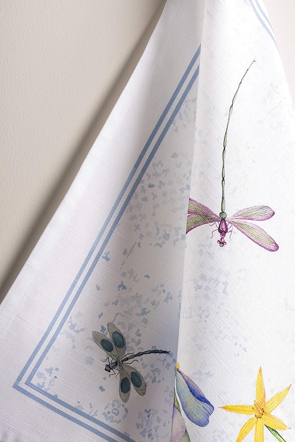 Maison d'Hermine Dish Towels 100% Cotton Absorbent Fleurs De Mai Set of 3 Spring Summer