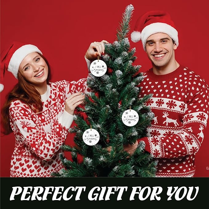 I Smell Snow, Girls Gifts Christmas Ornament, Gifts Women, Christmas Tree Ornament, Friendship Elephant Ornament, Christmas Tree Ornament 2025