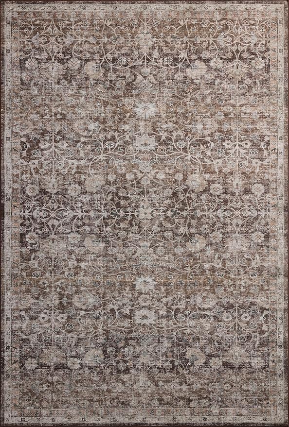 Loloi Amber Lewis Josie Collection JOS-02 Earth Natural 6'-0" x 9'-0" .13" Area Rug
