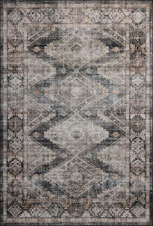 Loloi Amber Lewis Josie Collection JOS-04 Ink Earth 2'-6" x 12'-0" Runner Rug