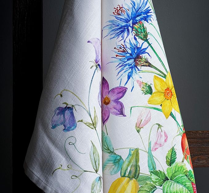 Maison d'Hermine Dish Towels 100% Cotton Absorbent Giverny Set of 3 Spring Summer
