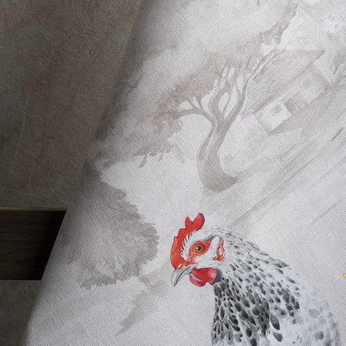 Maison d'Hermine Dish Towels 100% Cotton Absorbent Basse Cour Set of 3 Spring Summer