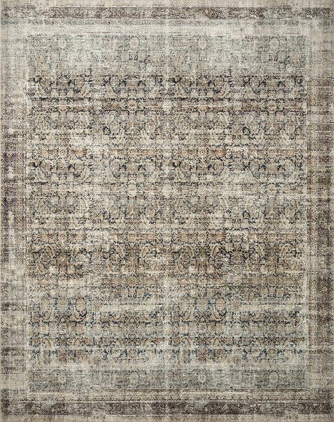 Loloi Amber Lewis Morgan Collection MOG-02 Navy Sand 2' x 3'-6" .38" Accent Rug