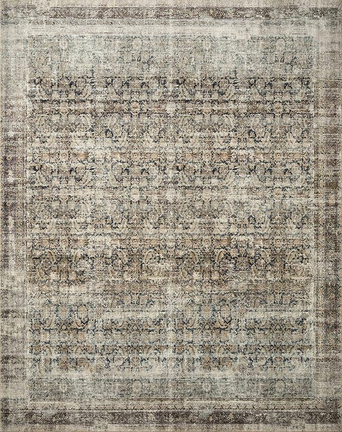 Loloi Amber Lewis Morgan Collection MOG-02 Navy Sand 7'-3" x 9'-3" .38" Area Rug