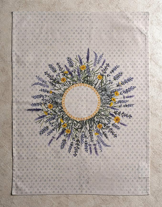 Maison d'Hermine Dish Towels 100% Cotton Absorbent Fanny Lavender Set of 3 Spring Summer