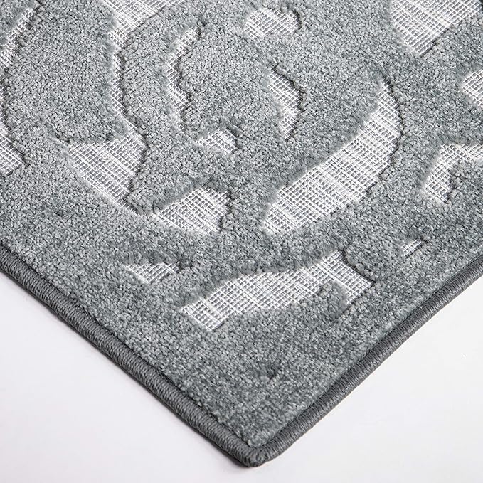 My Texas House Lady Bird Area Rug 7.9x10.10 Indoor Outdoor, Harbor Blue