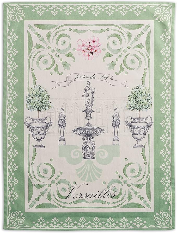 Maison d'Hermine Dish Towels 100% Cotton Absorbent Jardin Du Roy Set of 2