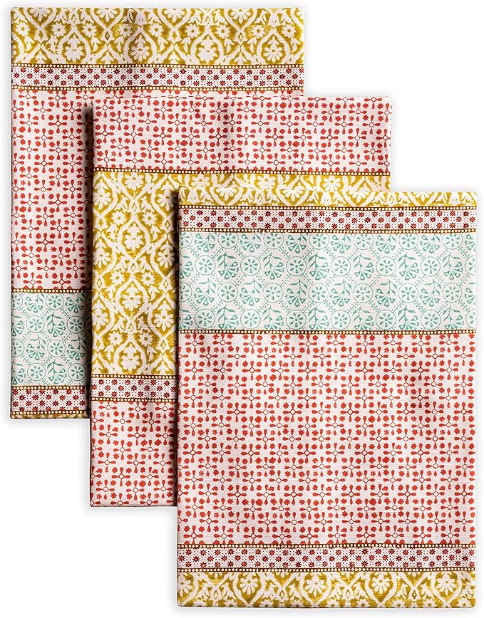 Maison d'Hermine Dish Towels 100% Cotton Absorbent Provence Set of 3 Spring Summer