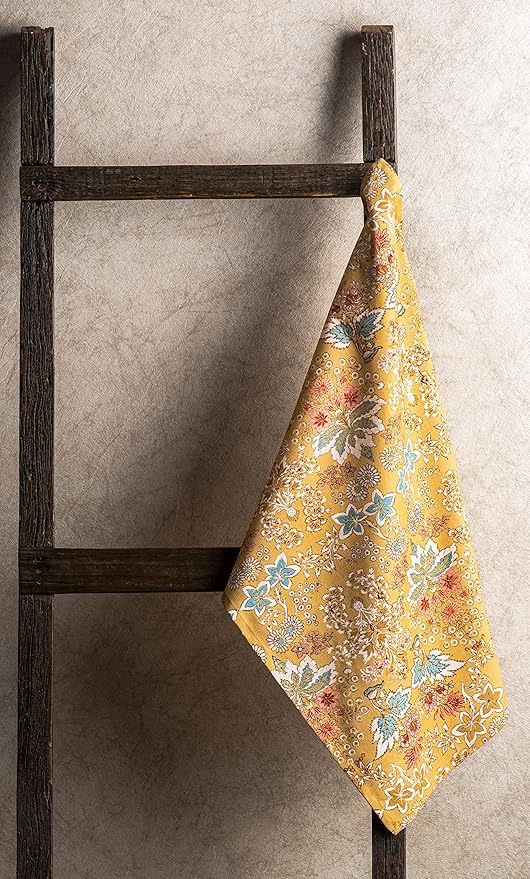 Maison d'Hermine Dish Towels 100% Cotton Absorbent Marquise Set of 3 Spring Summer