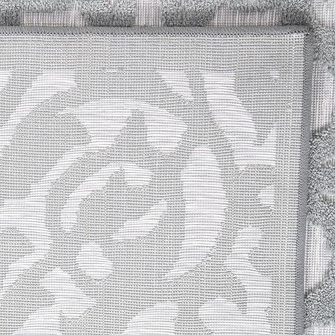 My Texas House Lady Bird Area Rug 7.9x10.10 Indoor Outdoor, Harbor Blue