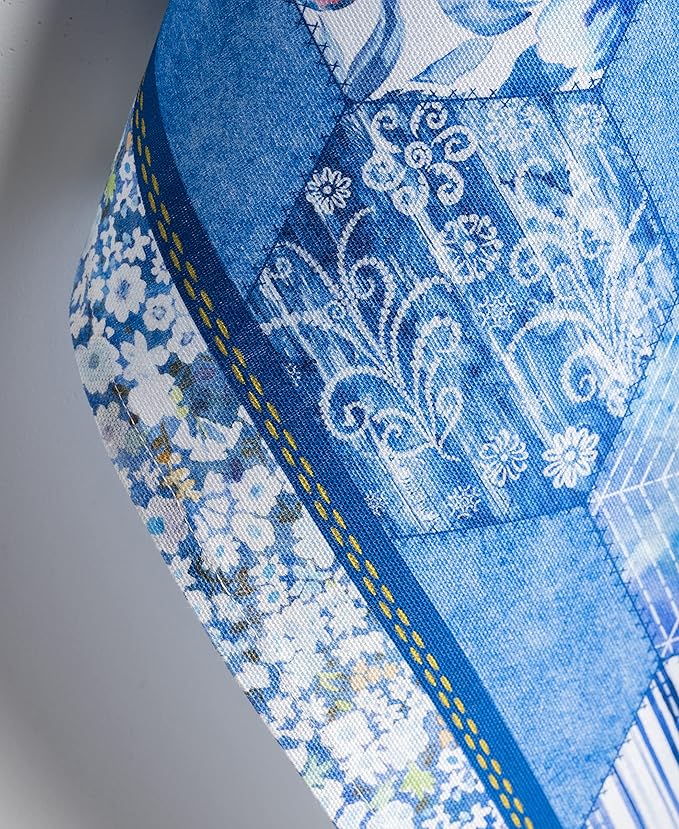 Maison d'Hermine Cotton Kitchen Towels Absorbent Summer Blues Set of 3 Spring Summer