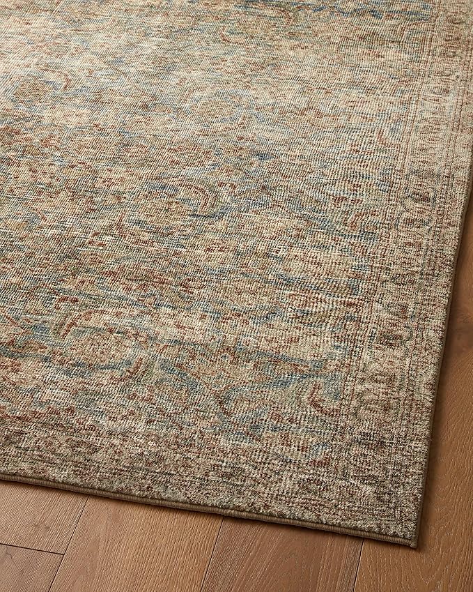 Loloi Amber Lewis Morgan Collection MOG-04 Sea Sage 5'-0" x 7'-0" .38" Area Rug
