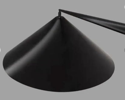 Symphony Tall Floor Lamp with Long Adjustable Arm | 167cm Modern Standing Lamp with 3000K Warm LED Light | Black Brushed Metal Finish for Living Room | Bedroom & Office | Elegant Design