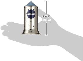 Alessi Michael Graves Salt Shaker - MGSAL, White, 6.3cm diameter, 11.3cm high