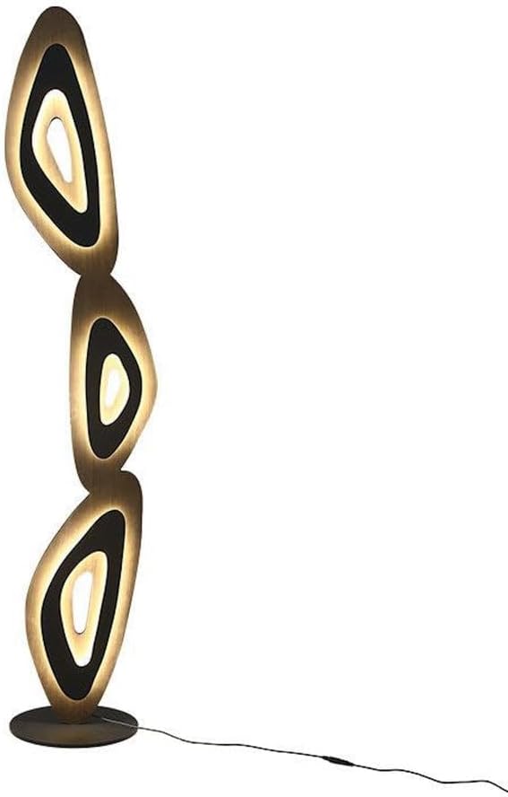 Grace Floor Lamp with Metal & Acrylic Design | Geometric Lighting Accent for Living Spaces