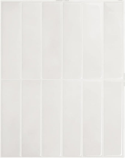 SMART TILES Peel and Stick Backsplash - 5 Sheets of 11.43" x 9" - 3D Adhesive Peel and Stick Tile Backsplash for Kitchen, Bathroom, Wall Tile