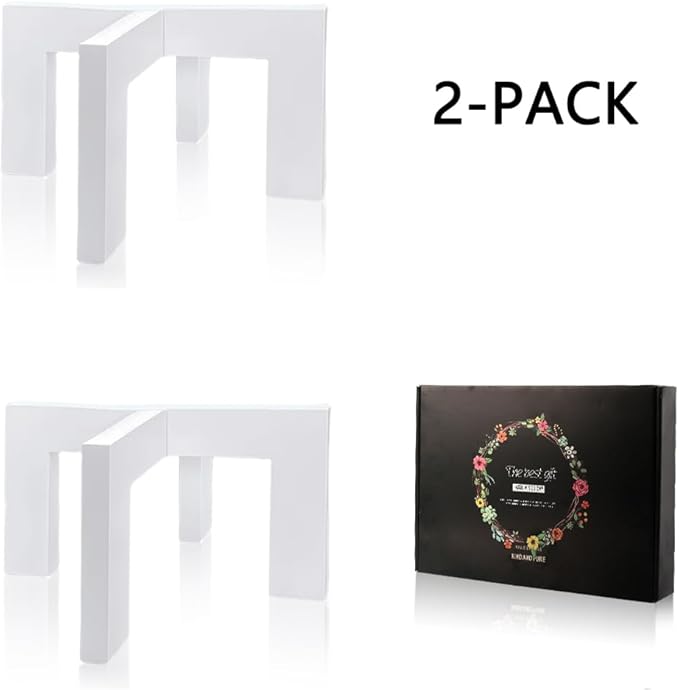 Plant stand indoor, Mid Century Modern wood Planter Stand Rattan Flower Pot Stand, Low Short Plant Stands Indoor - Boho Rustic Wooden Stool for Plant Pot Holder, Fit 5-15 Inch Pot ,2 Pack