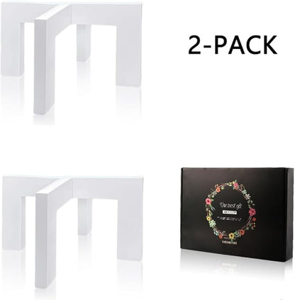 Plant stand indoor, Mid Century Modern wood Planter Stand Rattan Flower Pot Stand, Low Short Plant Stands Indoor - Boho Rustic Wooden Stool for Plant Pot Holder, Fit 5-15 Inch Pot ,2 Pack