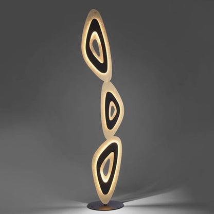 Grace Floor Lamp with Metal & Acrylic Design | Geometric Lighting Accent for Living Spaces
