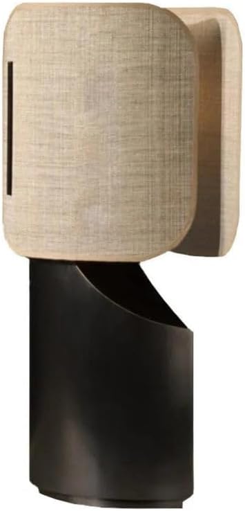 Solstice Modern Nordic Table Lamp with Black Base | Soft 3000K Ambient Lighting & Linen Shade | E12 & E26 Bulb Compatible | Stylish Accent for Bedroom, Living Room, or Office