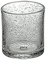 Artland 14oz Double Old Fashion Glass, Set of 4 | Iris Seeded Design, Clear | Drinking Glass for Parties and Everyday Use - Mojito, Whiskey, Cocktail | Glassware & Barware Essentials