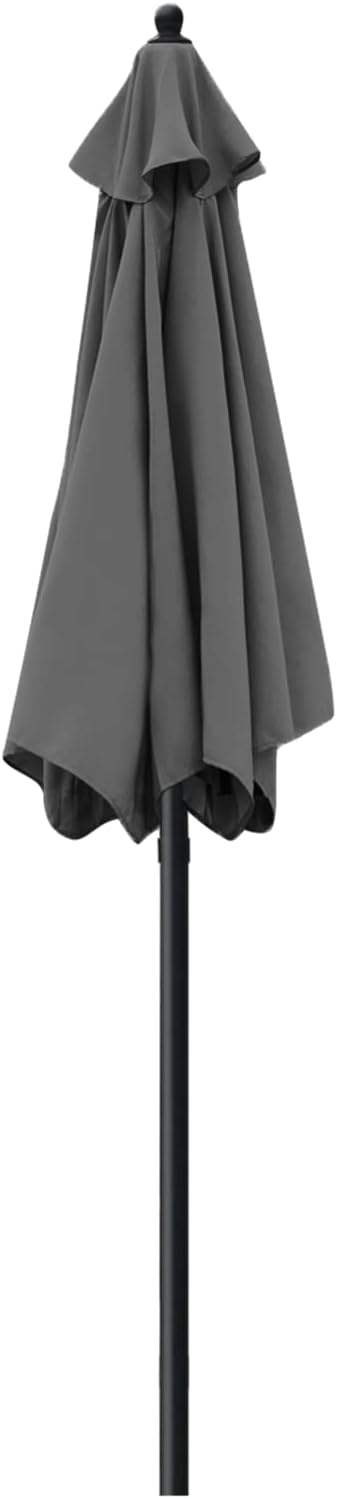 Sunnyglade 7.5' Patio Umbrella Outdoor Table Market Umbrella with Push Button Tilt/Crank, 6 Ribs