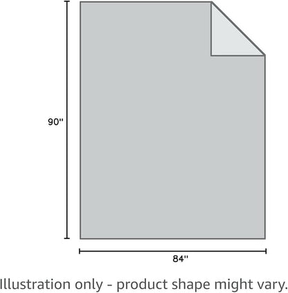 Bedsure GentleSoft Grey Full Blanket for Bed - Cozy Soft Blankets for Women, Cute Large Throws for Girls, 84x90 Inches