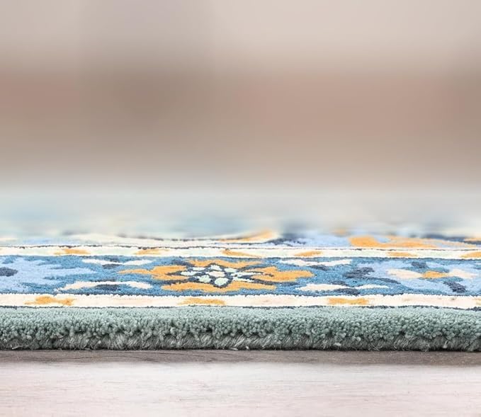 Hand Tufted Modern & Unique Animal Rugs 100% Wool, Soft and Durable Rugs for Your Living Room, Bedroom,Hall Or Any Room (Multi Colour HG1, 12 X 18 Feet)