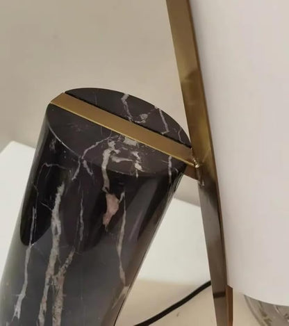 Sherlock Butterfly Rechargeable Table Lamp with Marble Base | Living Room Lamp with Acrylic Artistic Design | Cordless Dimmable Led Warm White Light | Nightstand Accent Lighting