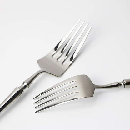 JASHII 18/10 Stainless Steel Silver Flatware/Cutlery/ Set Service for 1 Person, Include Knife/Fork/Spoon, Mirror Polished (Silver)