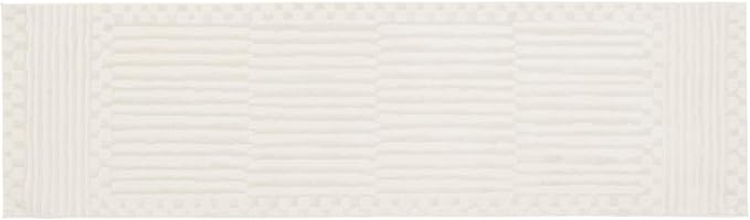 Revival Rugs Soloba 2'7"x9' Machine Washable Runner Rug for Hallway Entryway - 100% Recycled Oeko-TEX Certified, Medium Pile, Beige, Cream