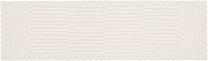 Revival Rugs Soloba 2'7"x9' Machine Washable Runner Rug for Hallway Entryway - 100% Recycled Oeko-TEX Certified, Medium Pile, Beige, Cream