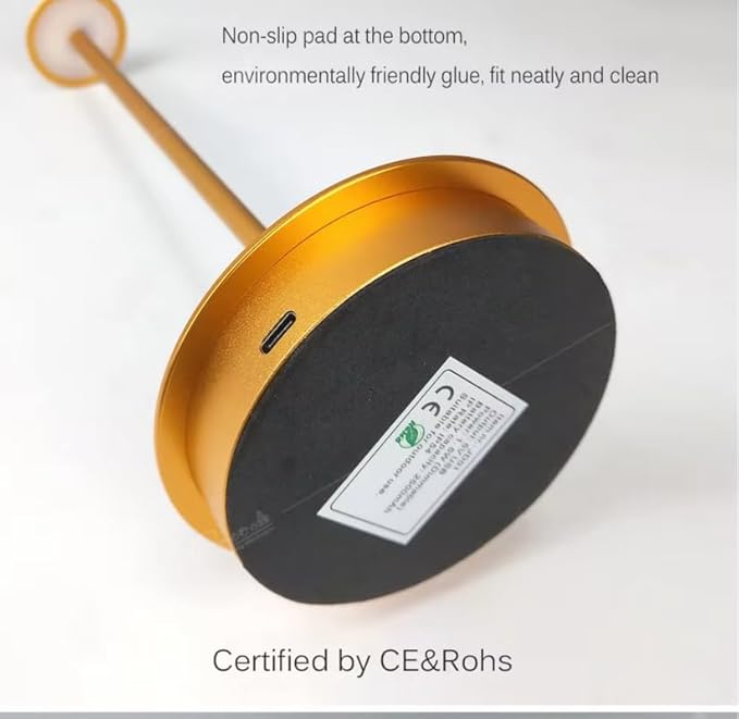 Regalia Rechargeable LED Table Lamp 2-Piece Set | Dimmable Wireless Cordless Lighting with USB-C Fast Charging | 3 Color Temperatures | Waterproof Modern Bedside, Living Room Outdoor Lamp