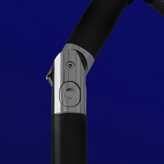 Sunnyglade 7.5' Patio Umbrella Outdoor Table Market Umbrella with Push Button Tilt/Crank, 6 Ribs (Navy Blue)