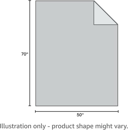 Bedsure Light Grey Fleece Blanket for  - Super Soft Cozy Blankets for Women, Cute Small Throws for Girls, 50x70 Inches
