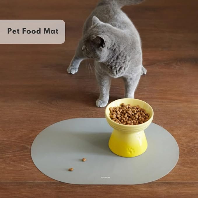 Mint Green Oval Silicone Placemats Set of 4 – Heat Resistant, Waterproof, Easy to Clean Non-Slip Modern Dining Table Mats – Premium Leather Textured Japandi Kitchen Decor