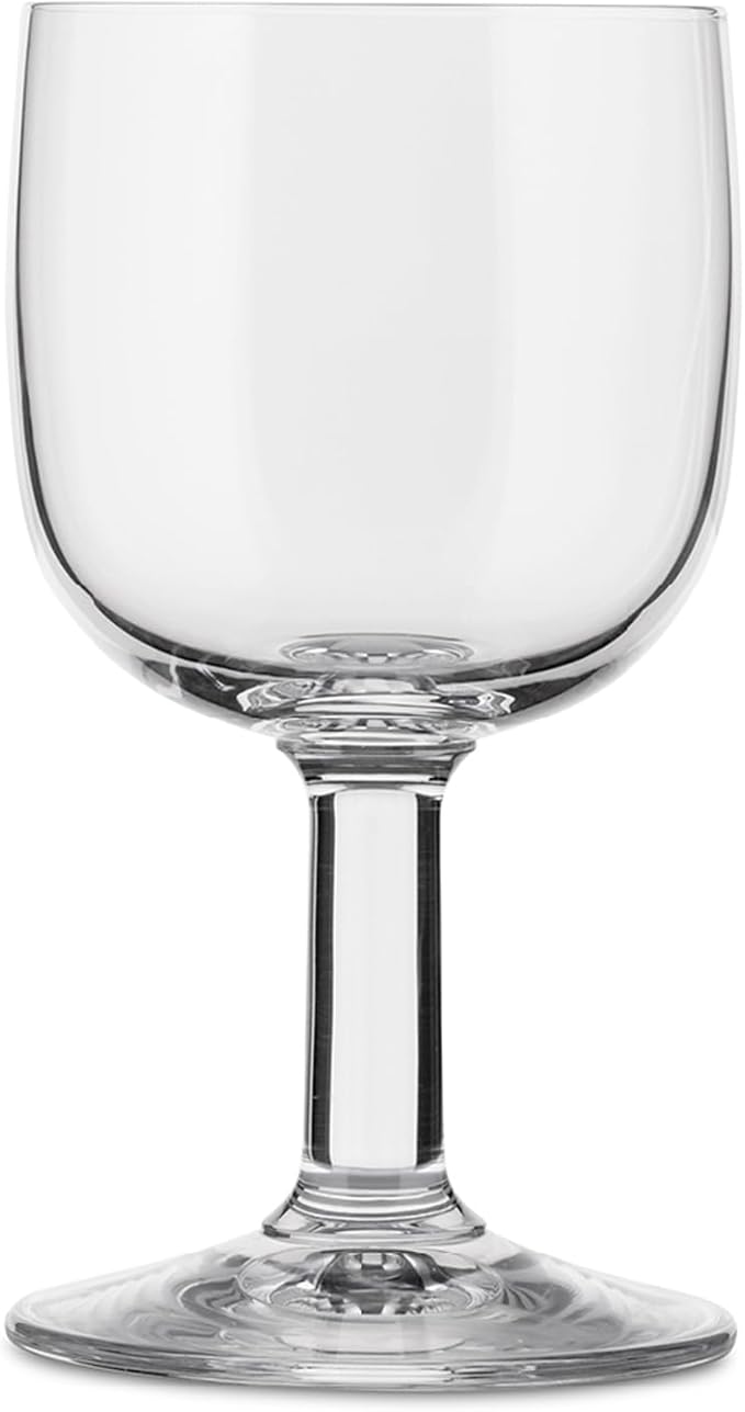 A di Alessi 5-1/4-Inch Glass Family Champagne Flute, Crystalline Glass, Set of 4 -