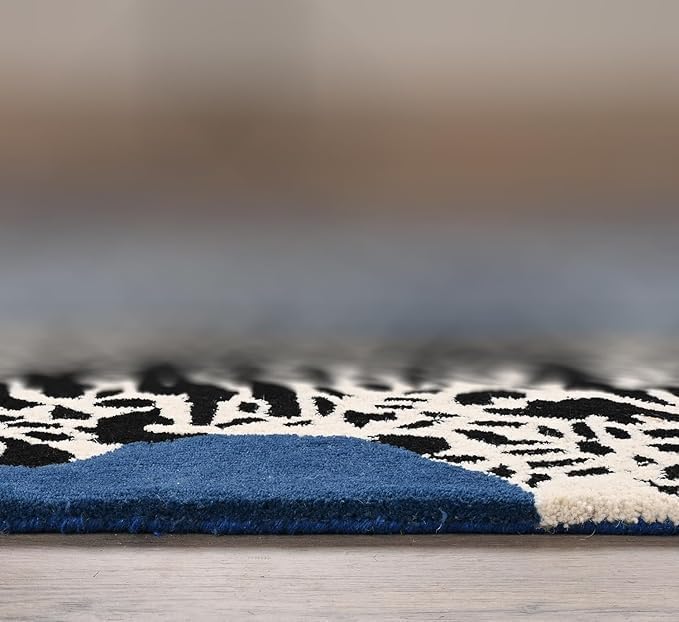 Hand Tufted Modern & Unique Animal Rugs 100% Wool, Soft and Durable Rugs for Your Living Room, Bedroom,Hall Or Any Room (Multi Colour TS1, 12 X 15 Feet)