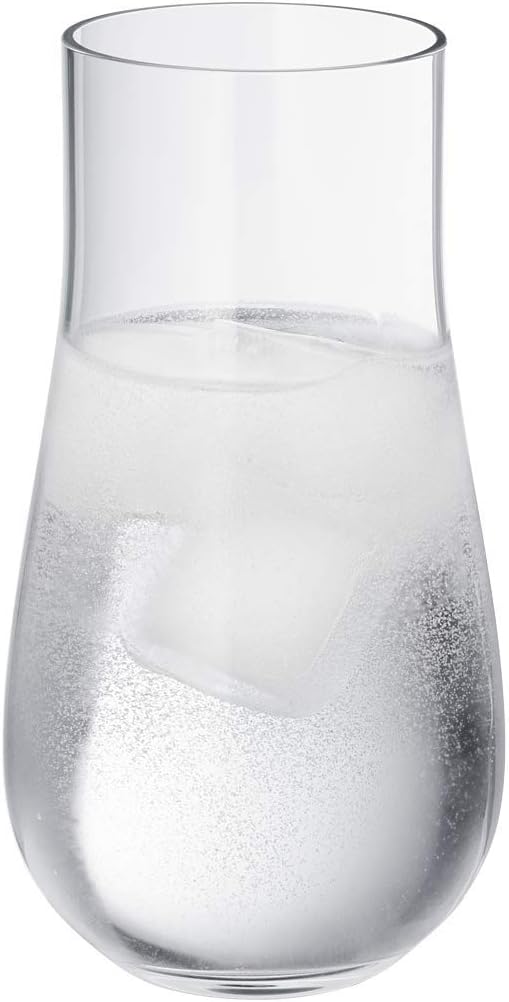 Georg Jensen Sky Tall Tumbler Glass, Crystalline, 6 Count