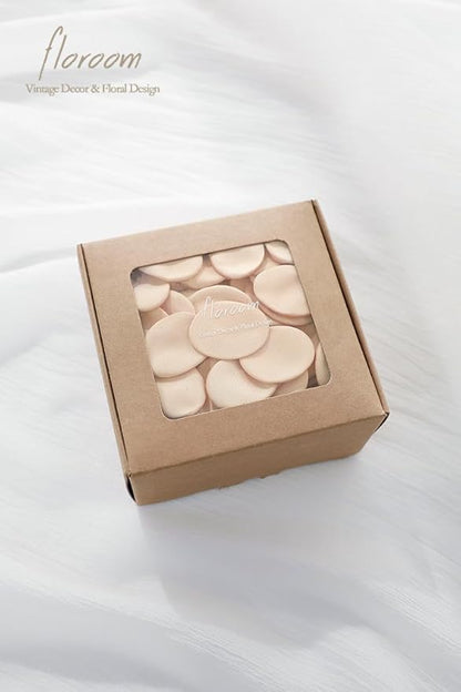 Floroom 300pcs Rose Petals Champagne Gold Faux Silk Flower Petals for Wedding Flower Girl Basket Aisle Scatter Dinner Table Centerpieces Party Confetti Bridal Shower Romantic Night Decoration