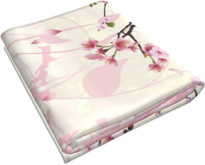 Cherry Blossoms Hand Towels Set of 2 Absorbent 15.7x27.5 Inch Kitchen Guest Towels