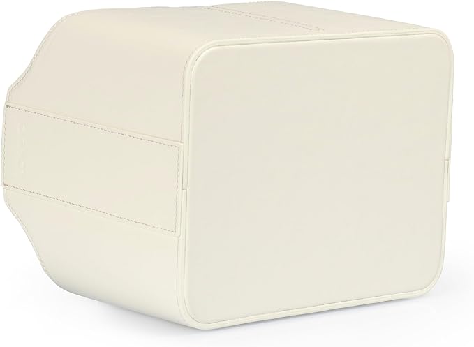 Londo PU Leather Remote Control Holder, Office Supplies Desk Organizer with Tablet Slot, Makeup Brush and Utensils Cube, Large Capacity Desk Caddy With 5 Compartments