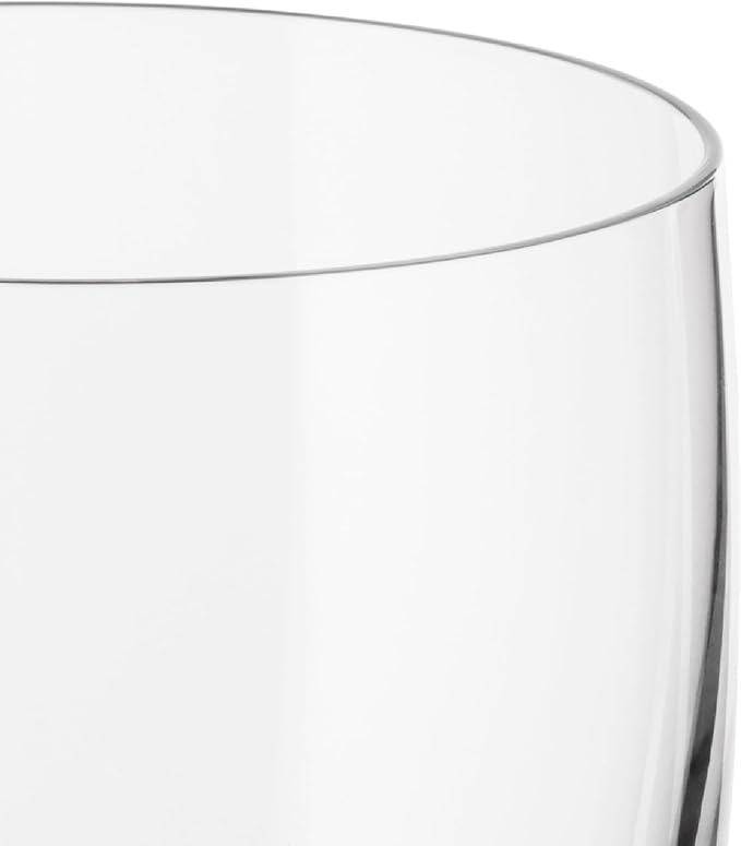 A di Alessi 5-1/4-Inch Glass Family Champagne Flute, Crystalline Glass, Set of 4 -