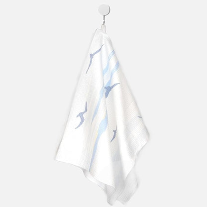 Eunzel Kitchen Tea Towel Quick Dry Microfiber Dish Towels 18x30 Sea