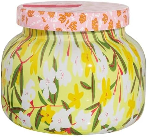 Capri Blue Scented Candles - Pattern Play Glass Jar Candles - Long Lasting Soy Wax Blend - Luxury Home Decor - Notes of Orchid, Jasmine, Gardenia & Floral Musk - Gifts for Women (Aloha Orchid, 19 oz)