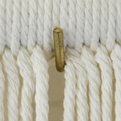 IOWER Macrame Wall Hanging Large Blue Dip Dyed Fiber Art Tapestry, Handmade Boho Wall Decor for Living Room Bedroom, Macrame Wall Art 57" W x 39" L