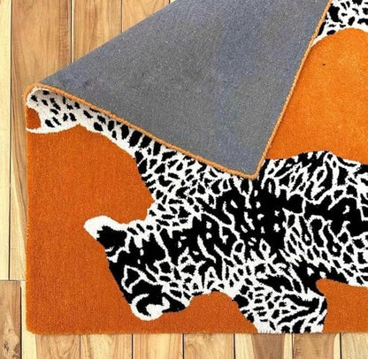 Hand Tufted Modern & Unique Animal Rugs 100% Wool, Soft and Durable Rugs for Your Living Room, Bedroom,Hall Or Any Room (Multi Colour B1, 7 X 10 Feet)
